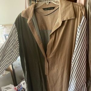 Zara oversize button shirt